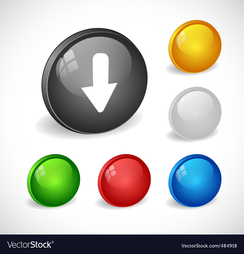 Color 3d buttons for web