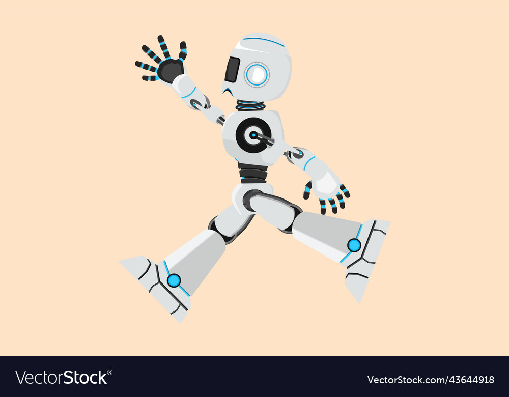 Jumping Robot Character
