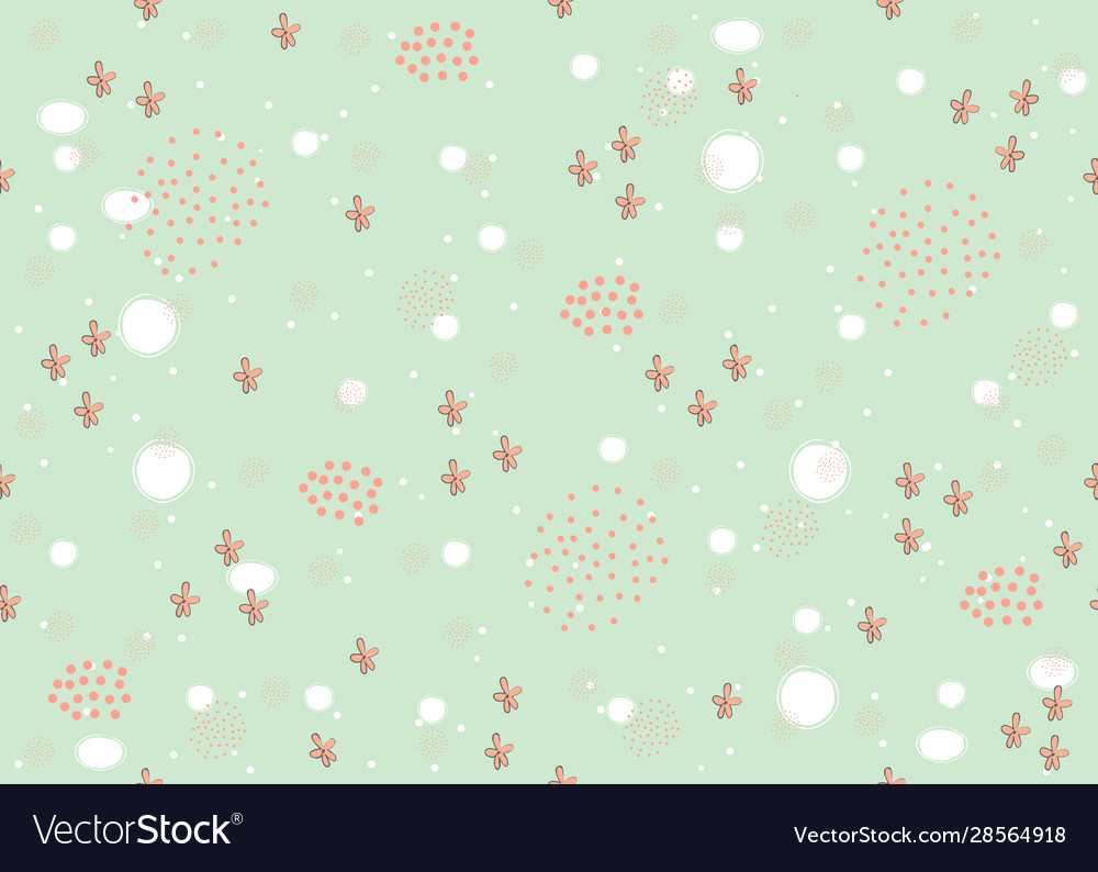 Seamless dotted pattern with grouped dots