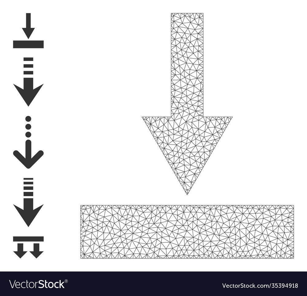 Web network move bottom icon with simple symbols