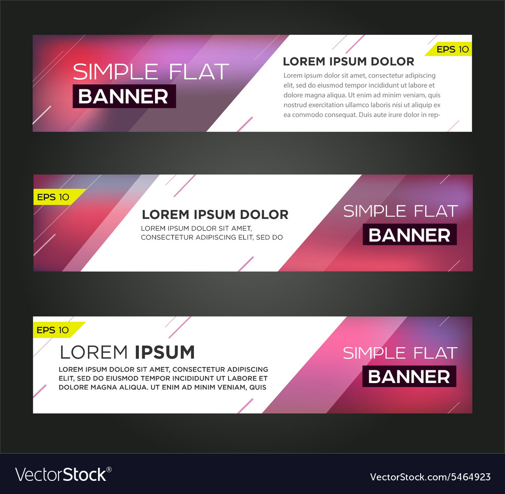 Abstract banner design