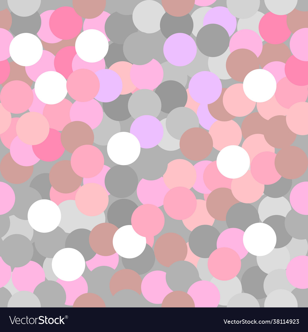Abstract seamless pattern with colored circles vector image Abstract seamless pattern with colored circles