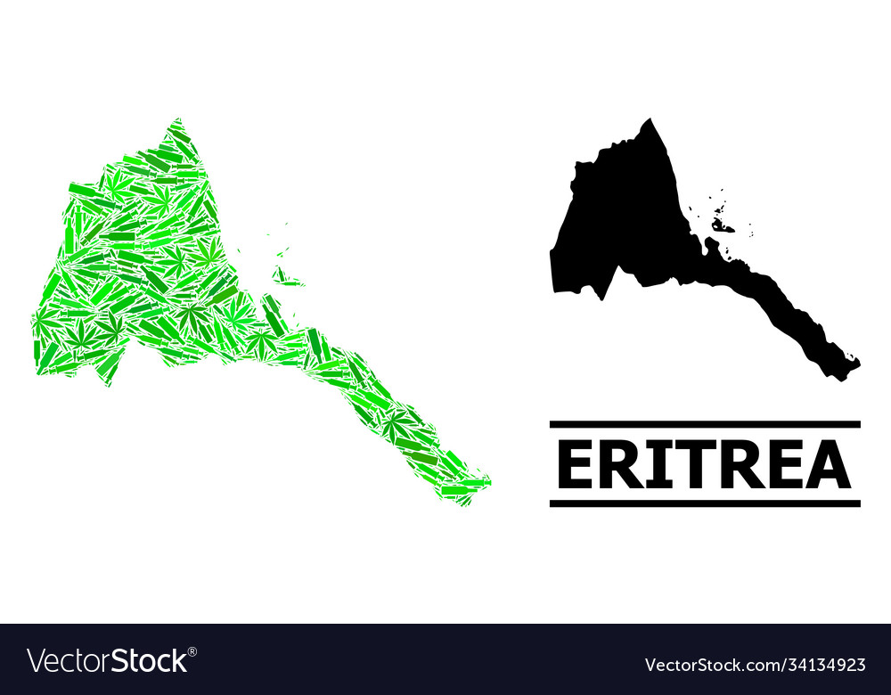 Addiction mosaic map eritrea