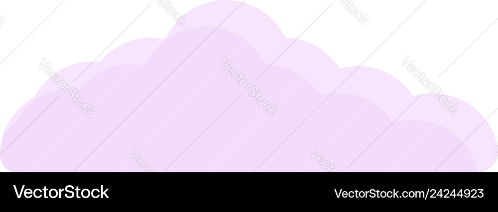 Cloud icon cartoon style Royalty Free Vector Image