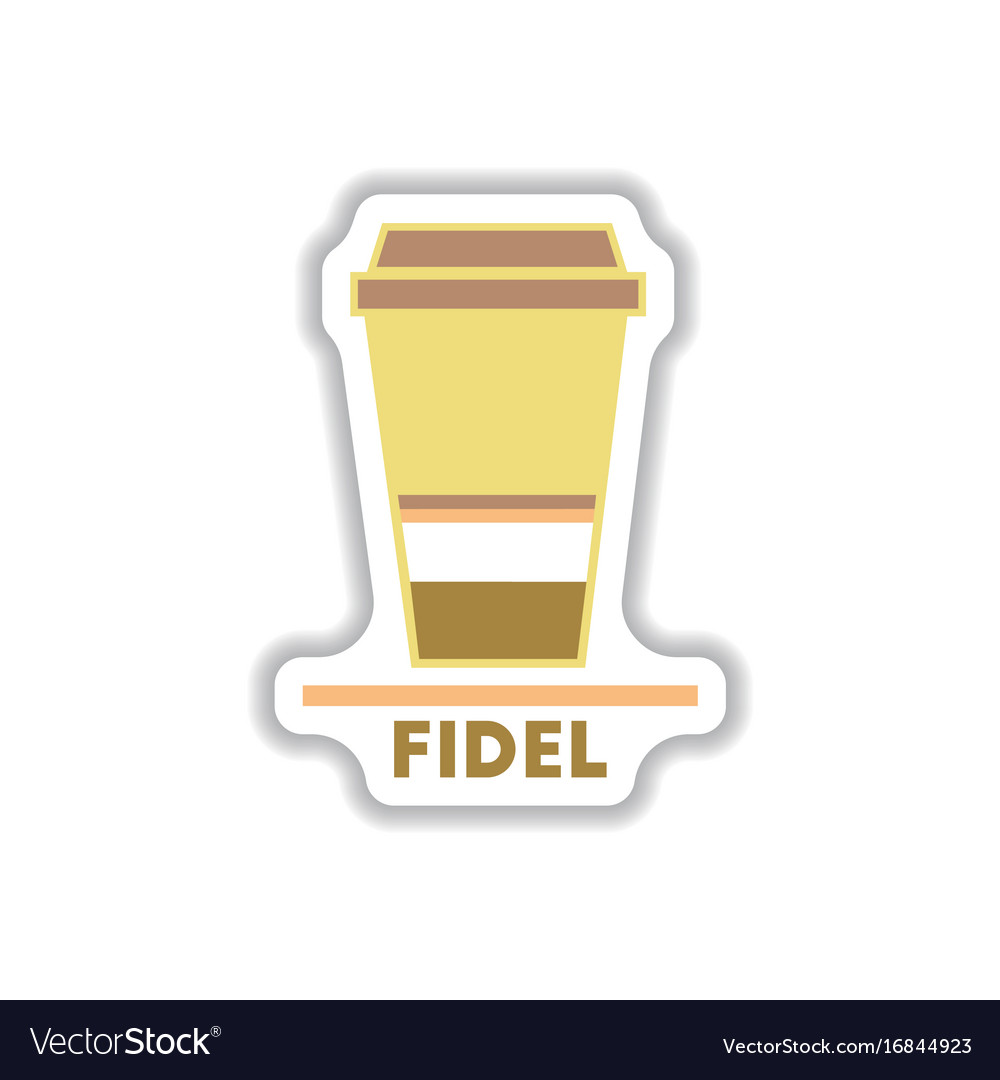 Label frames and badges icons coffee emblem fidel