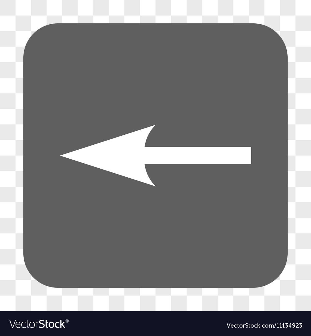 Sharp arrow left rounded square button