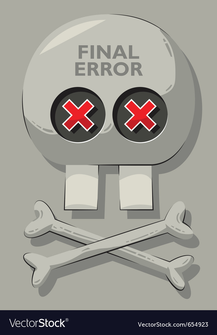 Final error. Череп error.