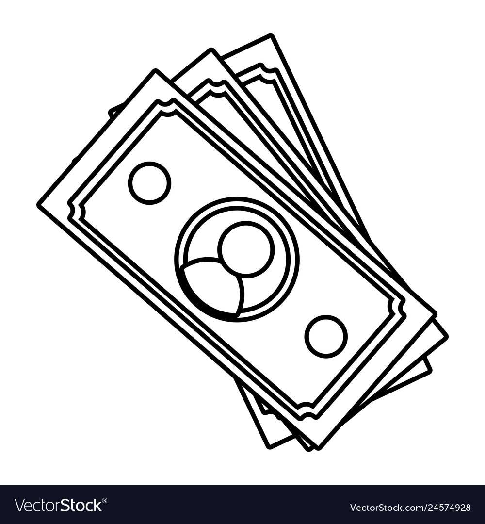 Saving money cartoon Royalty Free Vector Image