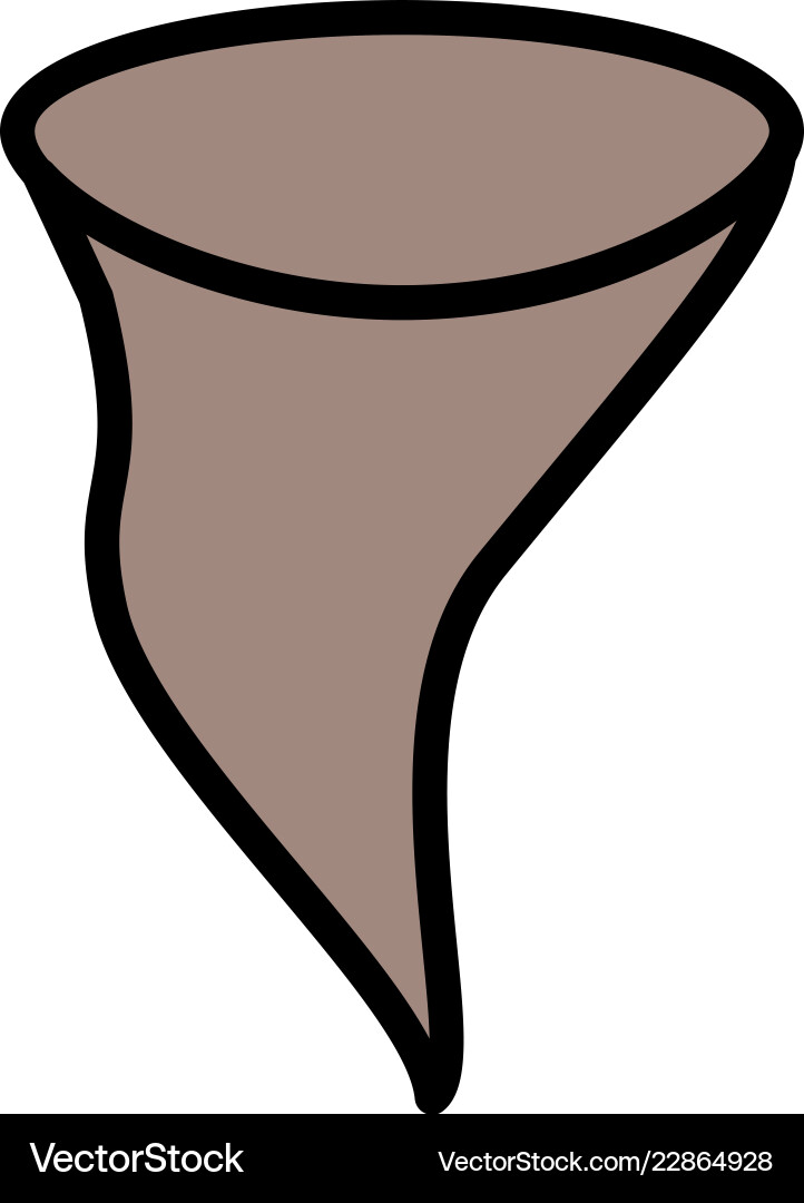 Tornado icon Royalty Free Vector Image - VectorStock
