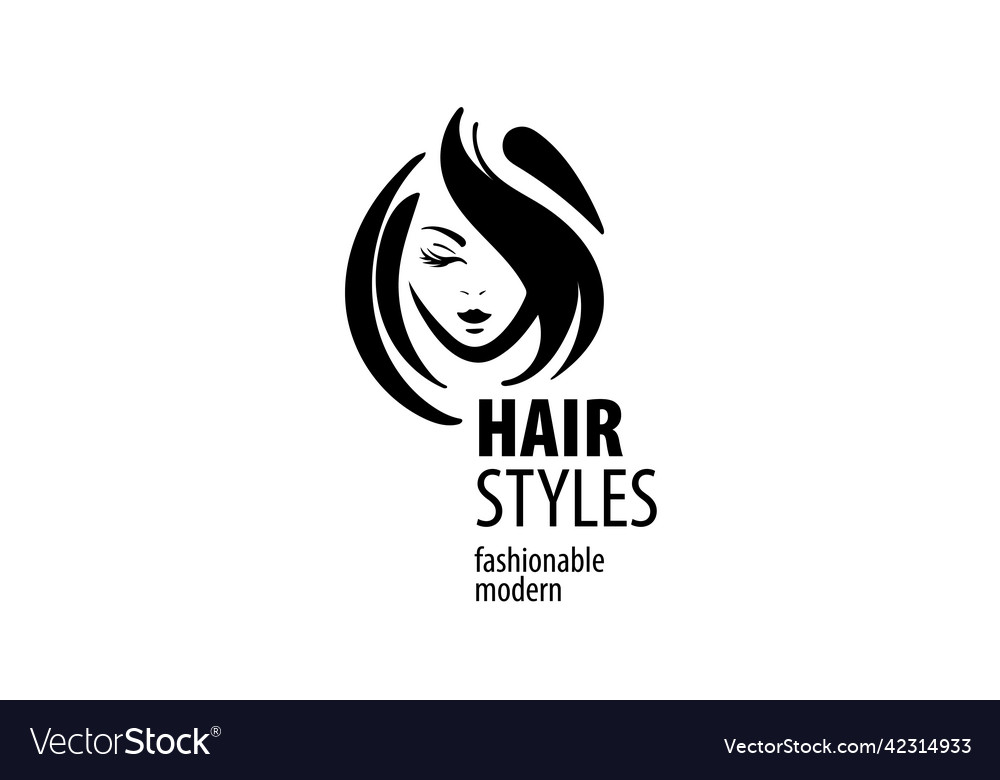 A womans hairstyle Royalty Free Vector Image - VectorStock