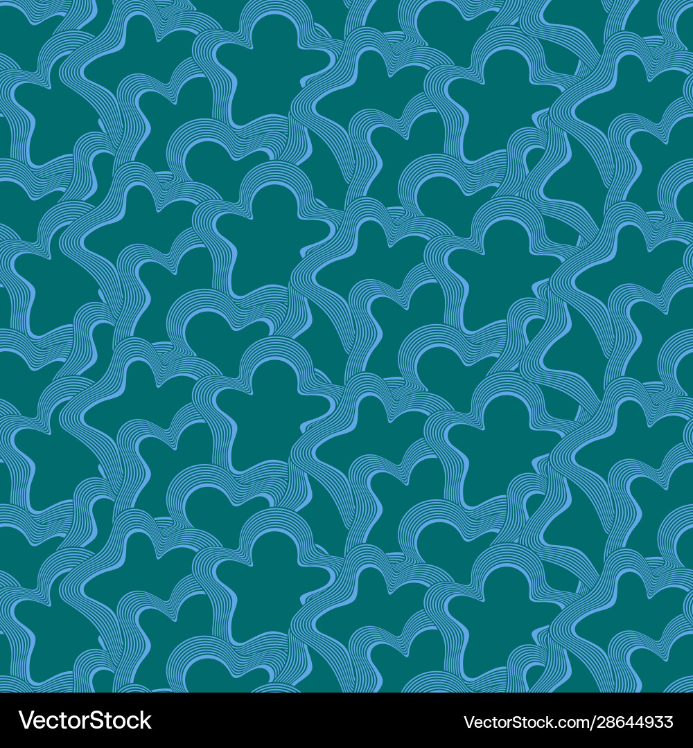 Abstract seamless curves Royalty Free Vector Image