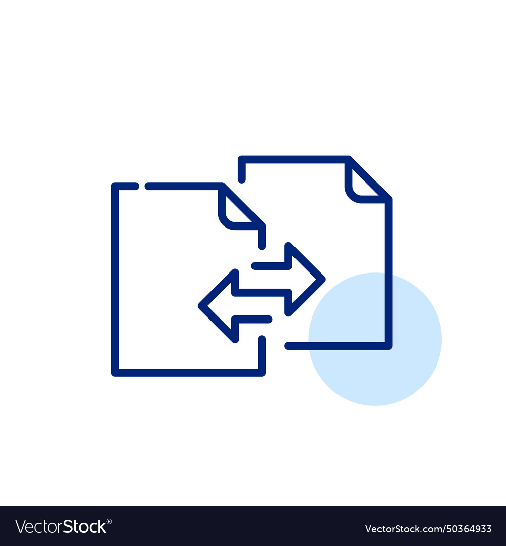 File synchronization pixel perfect editable vector image File synchronization pixel perfect editable