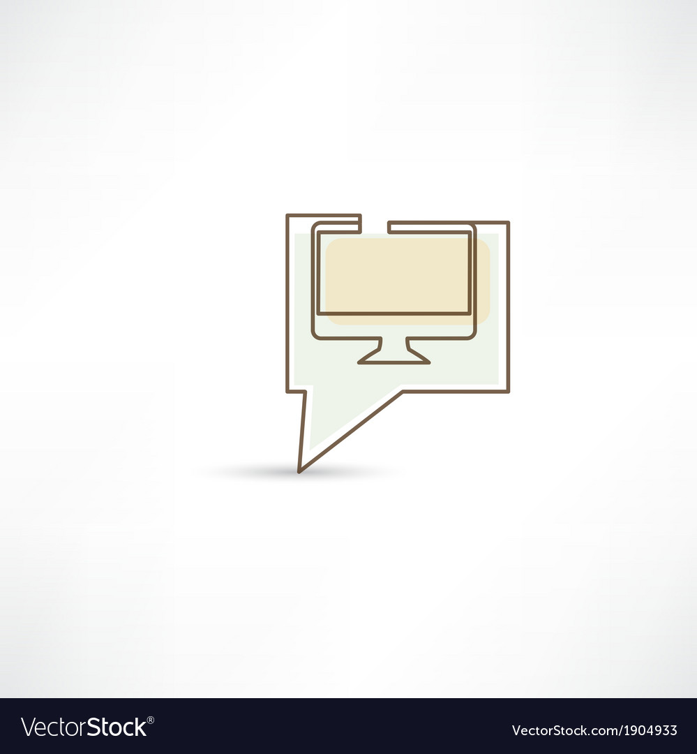Monitor bubble speech