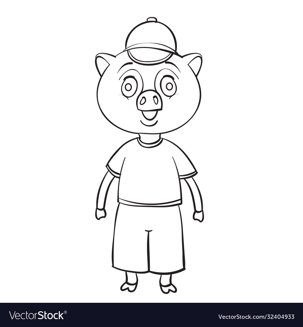 Roblox Piggy Coloring Page