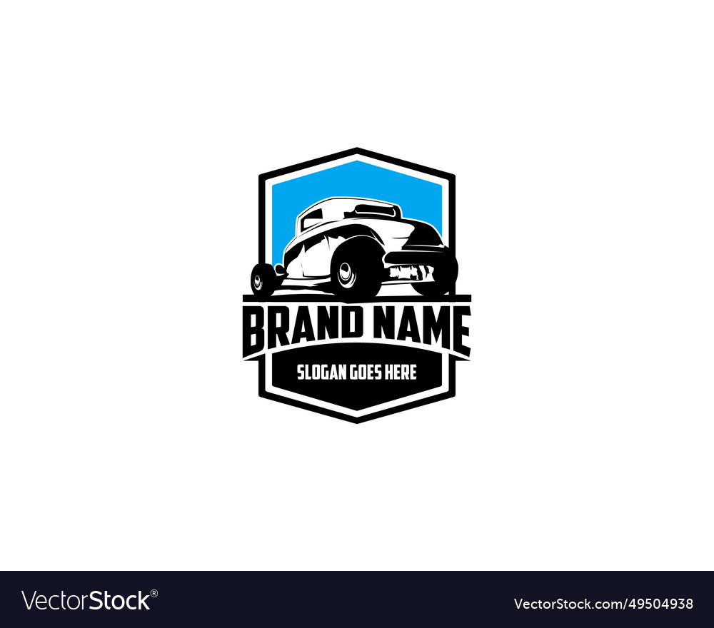 1932 ford coupe auto vintage logo silhouette