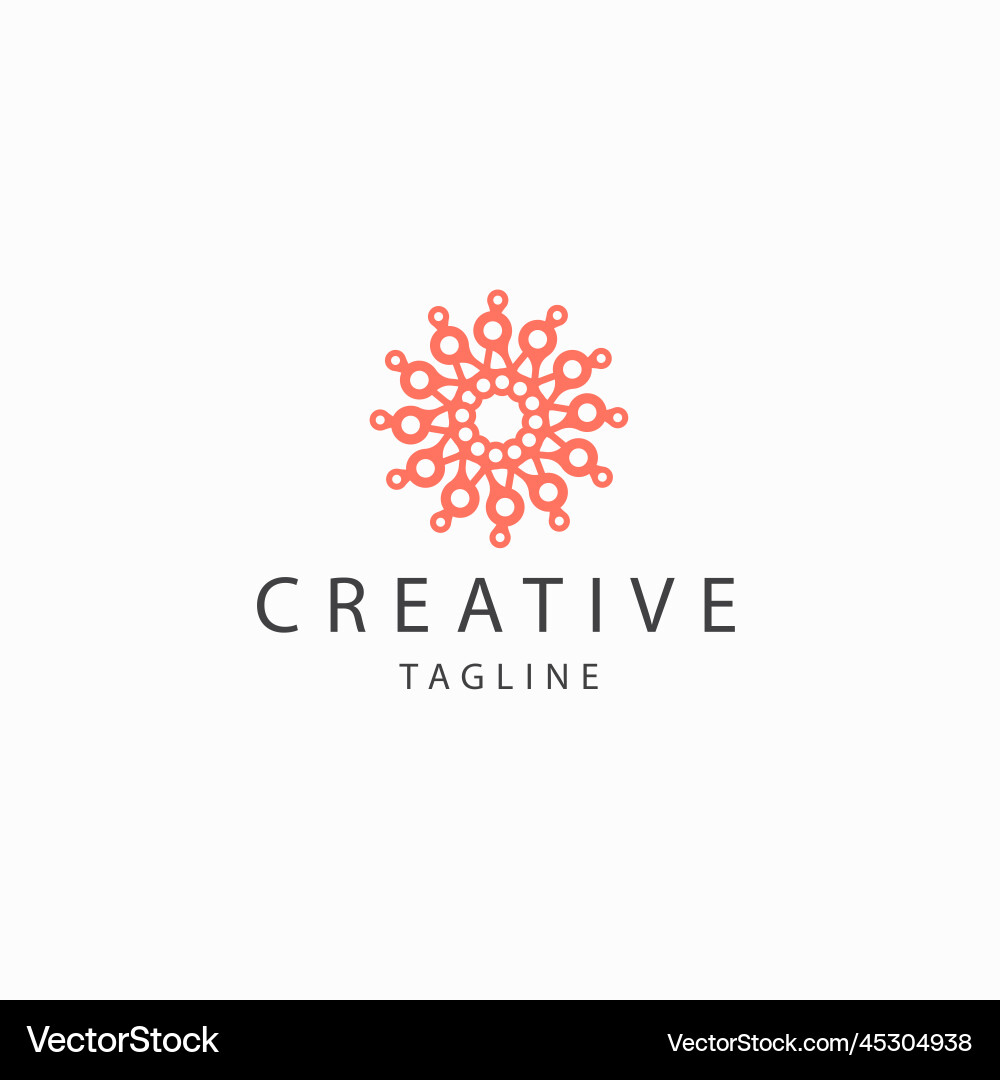Abstract Technology Logo Icon Design Template Vector Image