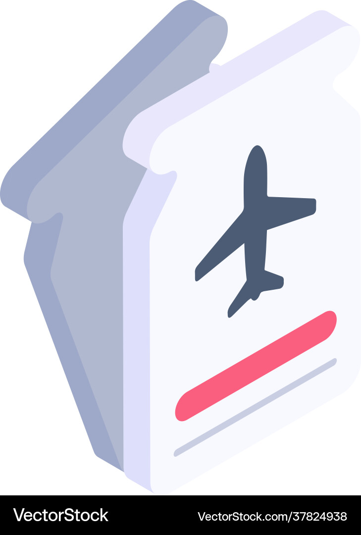 Air ticket Royalty Free Vector Image - VectorStock