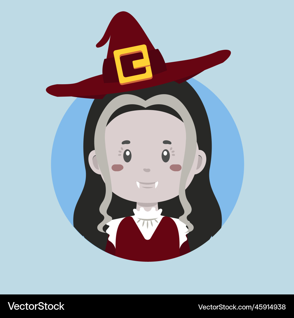 Avatar of a halloween character Royalty Free Vector Image