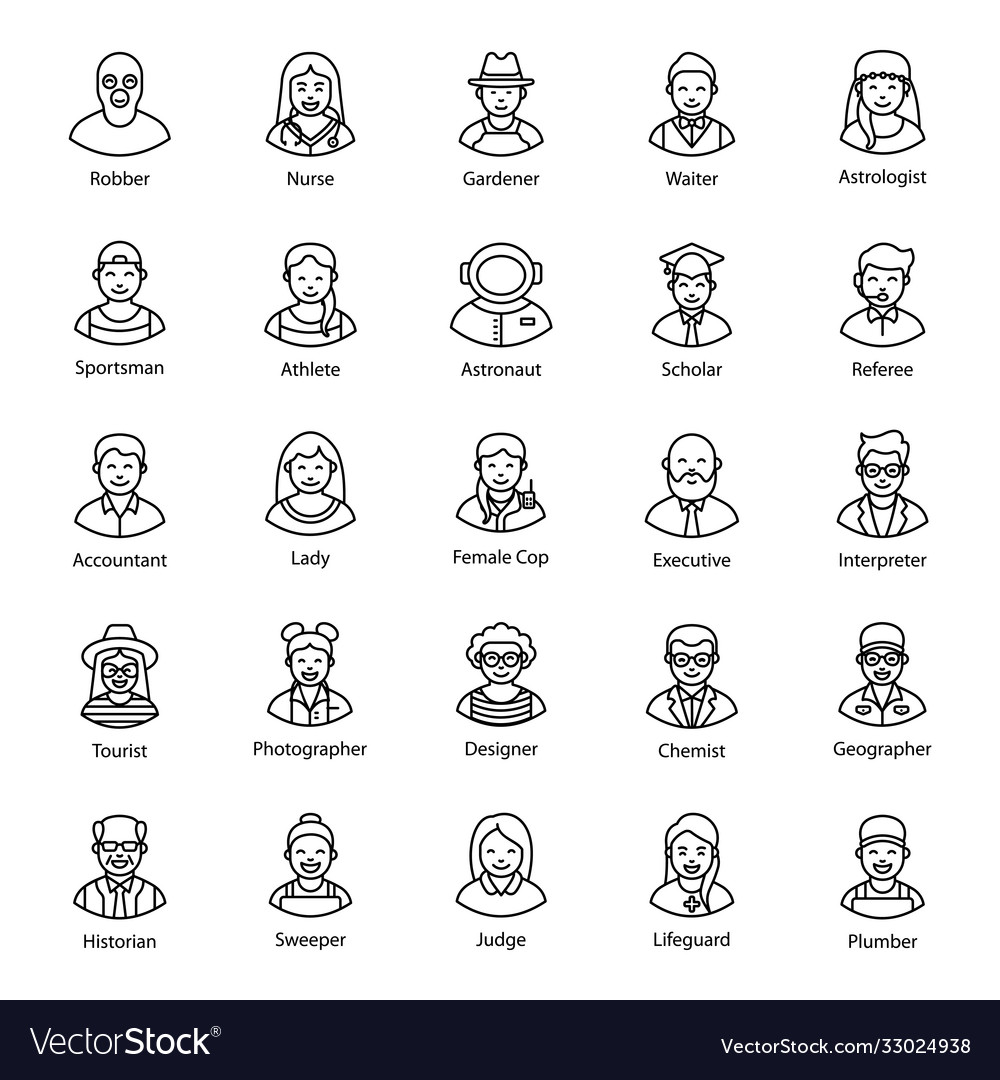 Collection professional and business avatars i