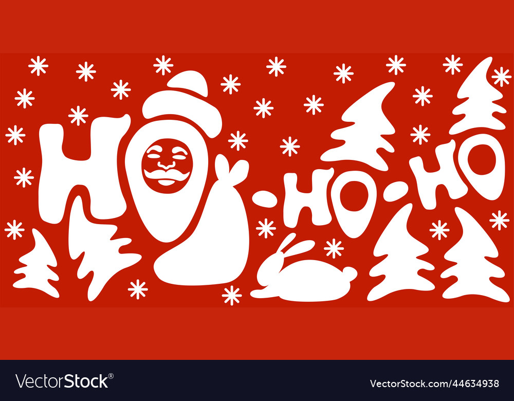 Hohoho Royalty Free Vector Image - VectorStock