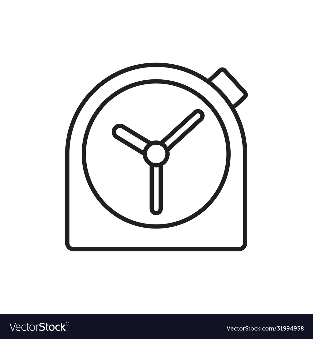 Lines alarm icon