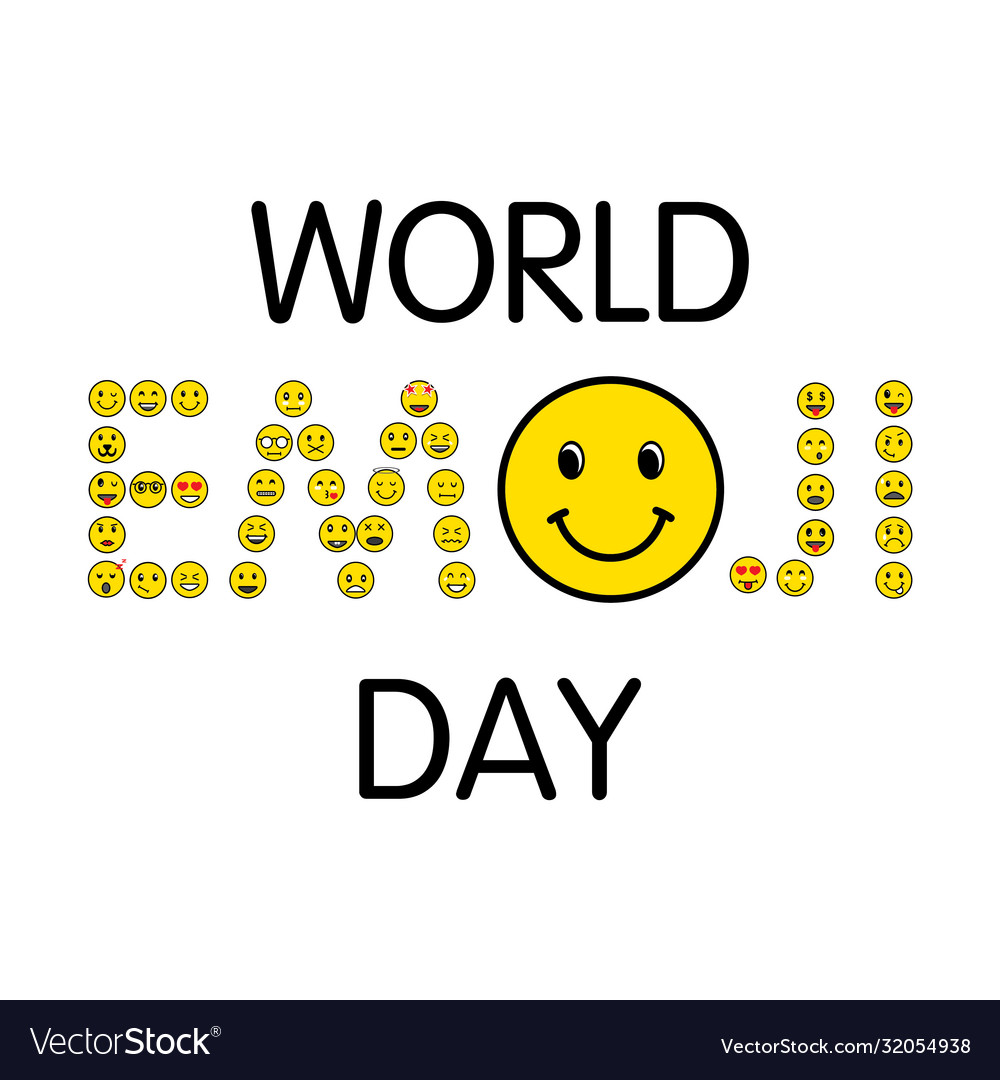 World emoji day poster