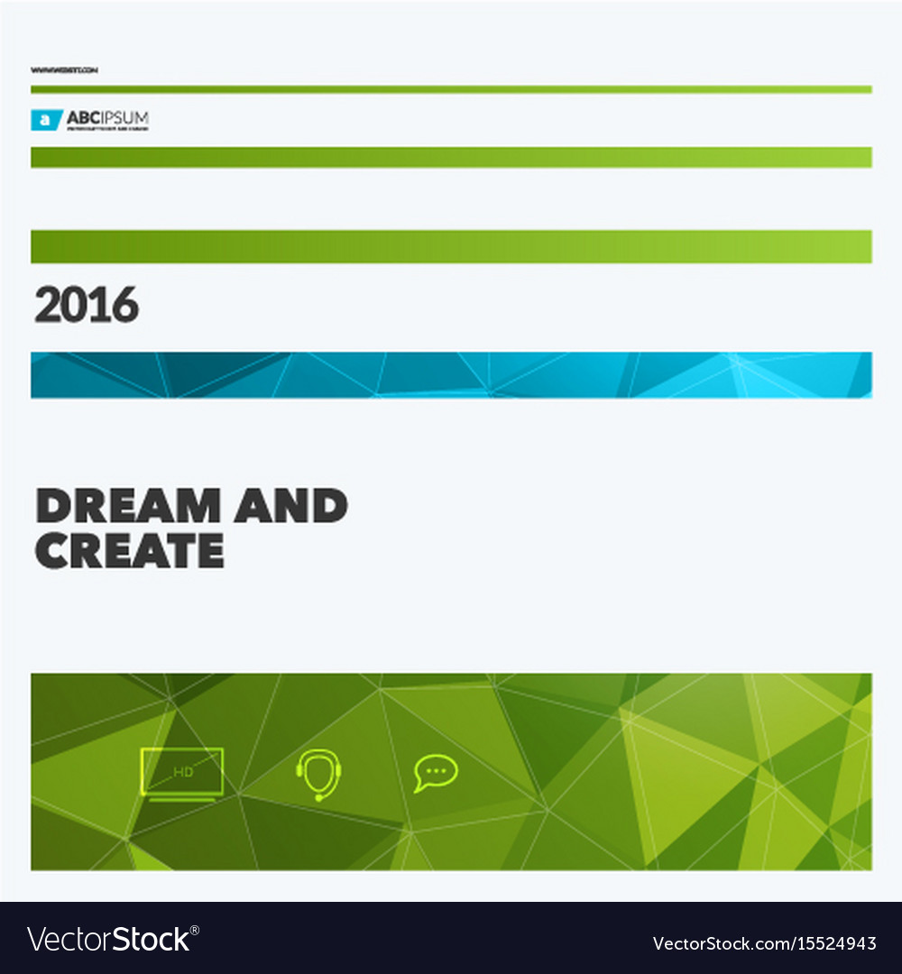Abstract design elements for graphic layout