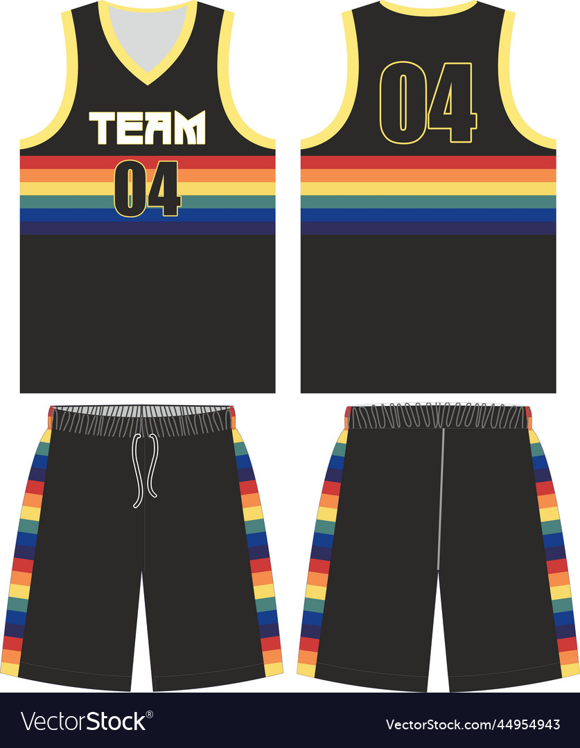 Basketball Uniform Design Vorlage