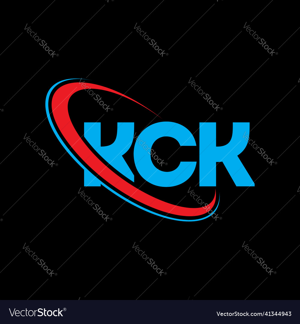 Kck logo letter design Royalty Free Vector Image