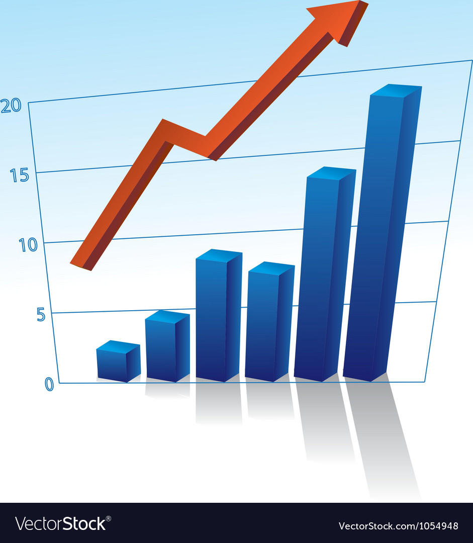 3d graph maps Royalty Free Vector Image - VectorStock