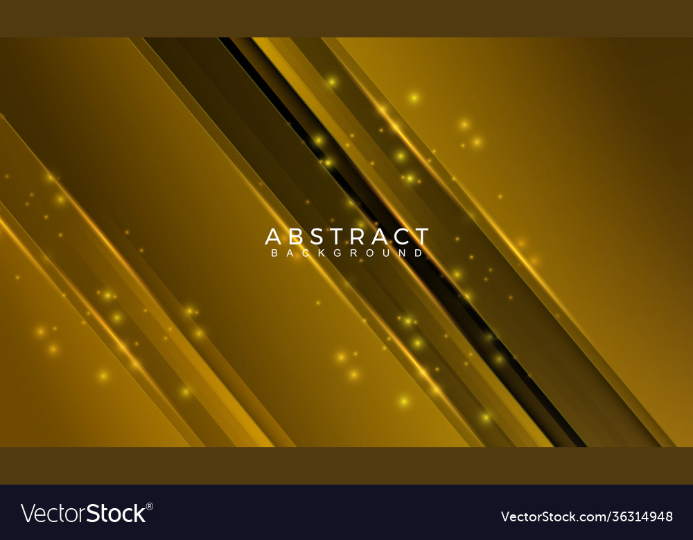 Geometric modern gold color abstract background Vector Image