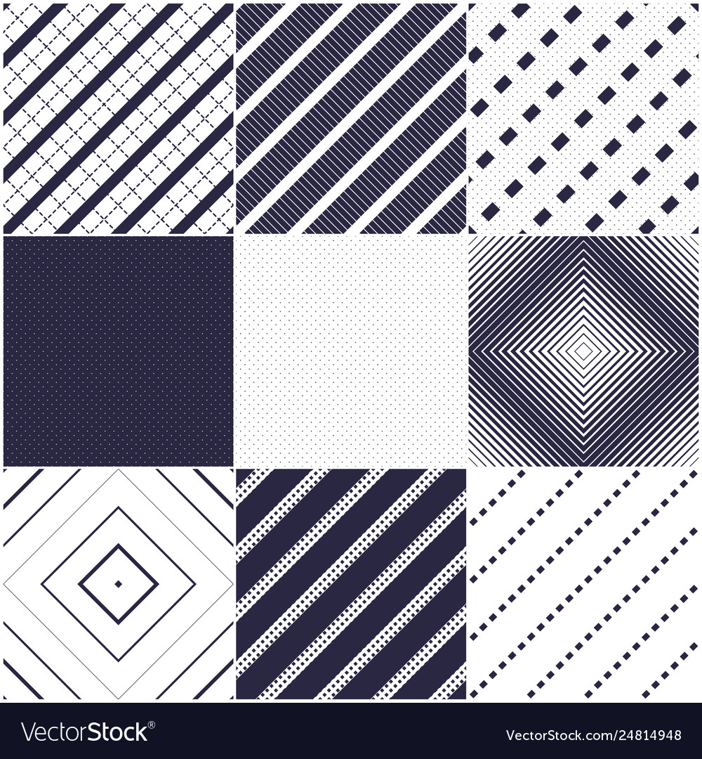 Minimal lines seamless patterns set abstract vector image Minimal lines seamless patterns set abstract
