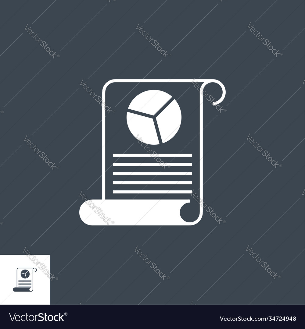 Report related glyph icon