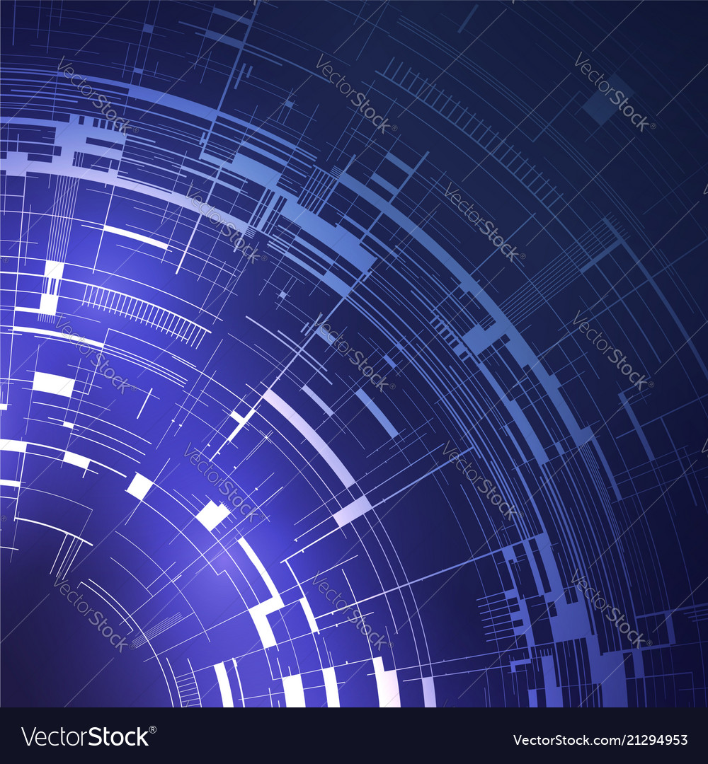 Abstract Technical Circuit Background