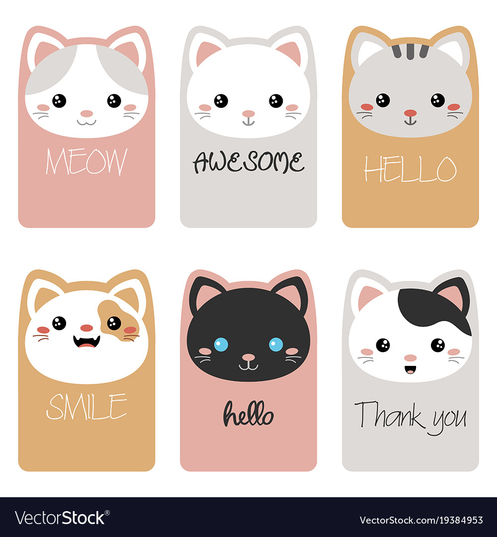 Collection of cute cards