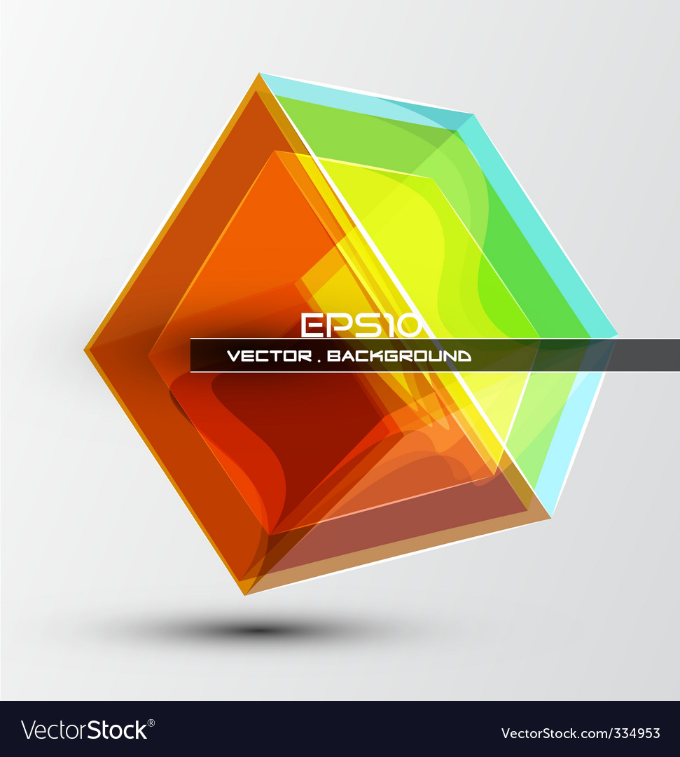 Dimensional Cubes - Abstract Background