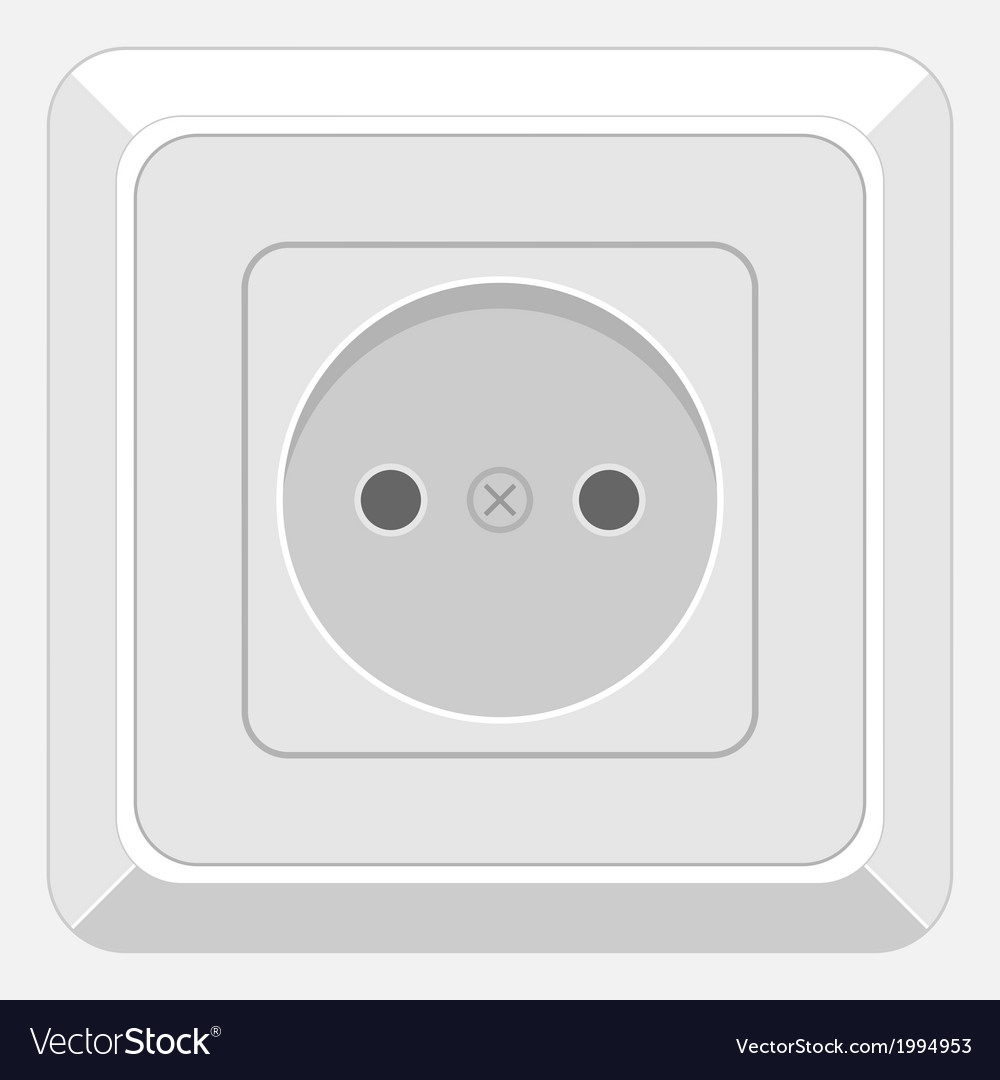 Electrical socket Royalty Free Vector Image - VectorStock