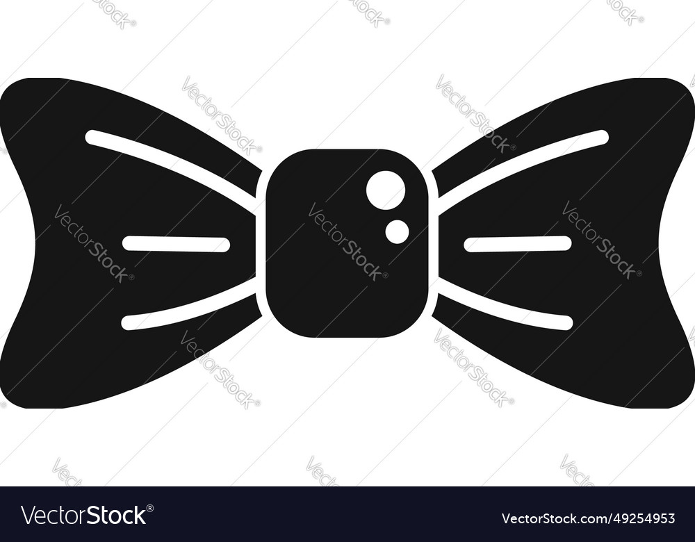 Fashion bow tie icon simple craft design Vector Image