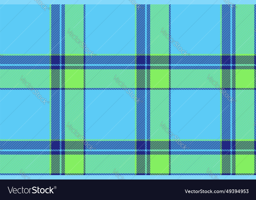 Plaid background check seamless pattern in blue Vector Image