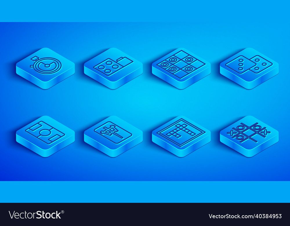 Set line stopwatch toy building block bricks vector image Set line stopwatch toy building block bricks