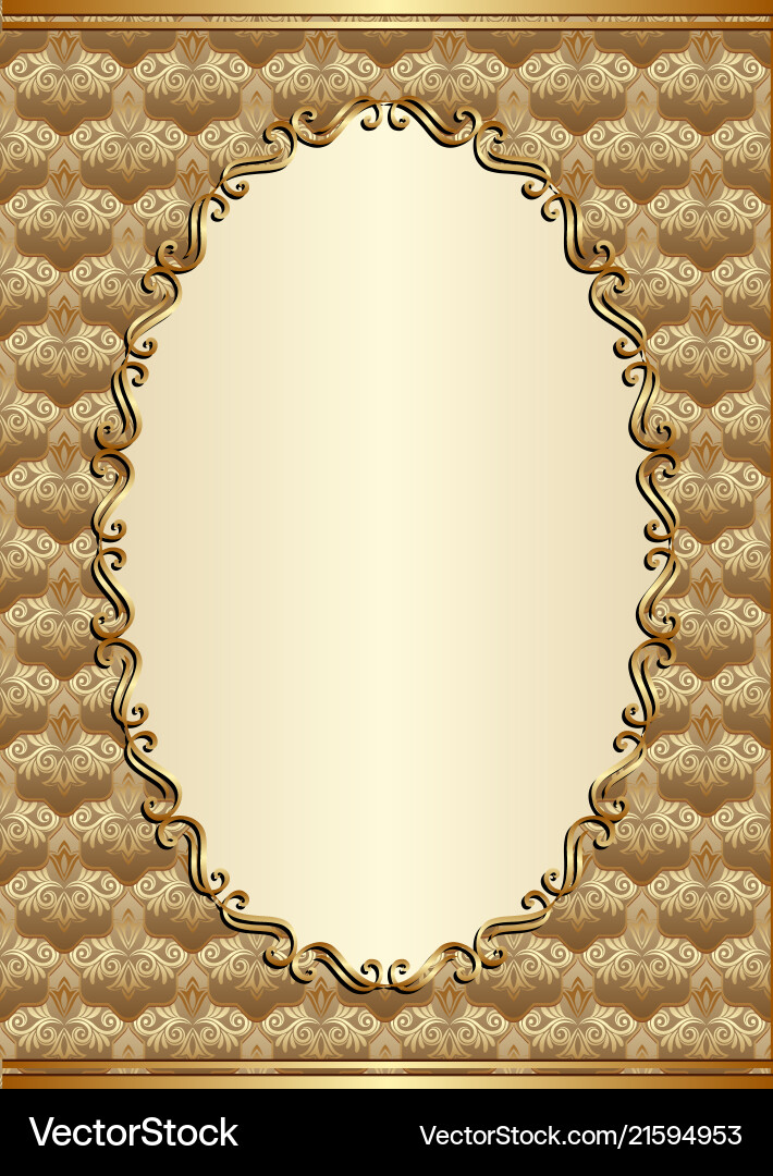 Old Website Background Pattern Vintage background with old-fashioned pattern and Vector Image
