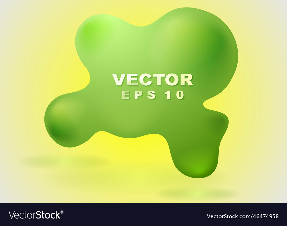 Abstract green shape Royalty Free Vector Image