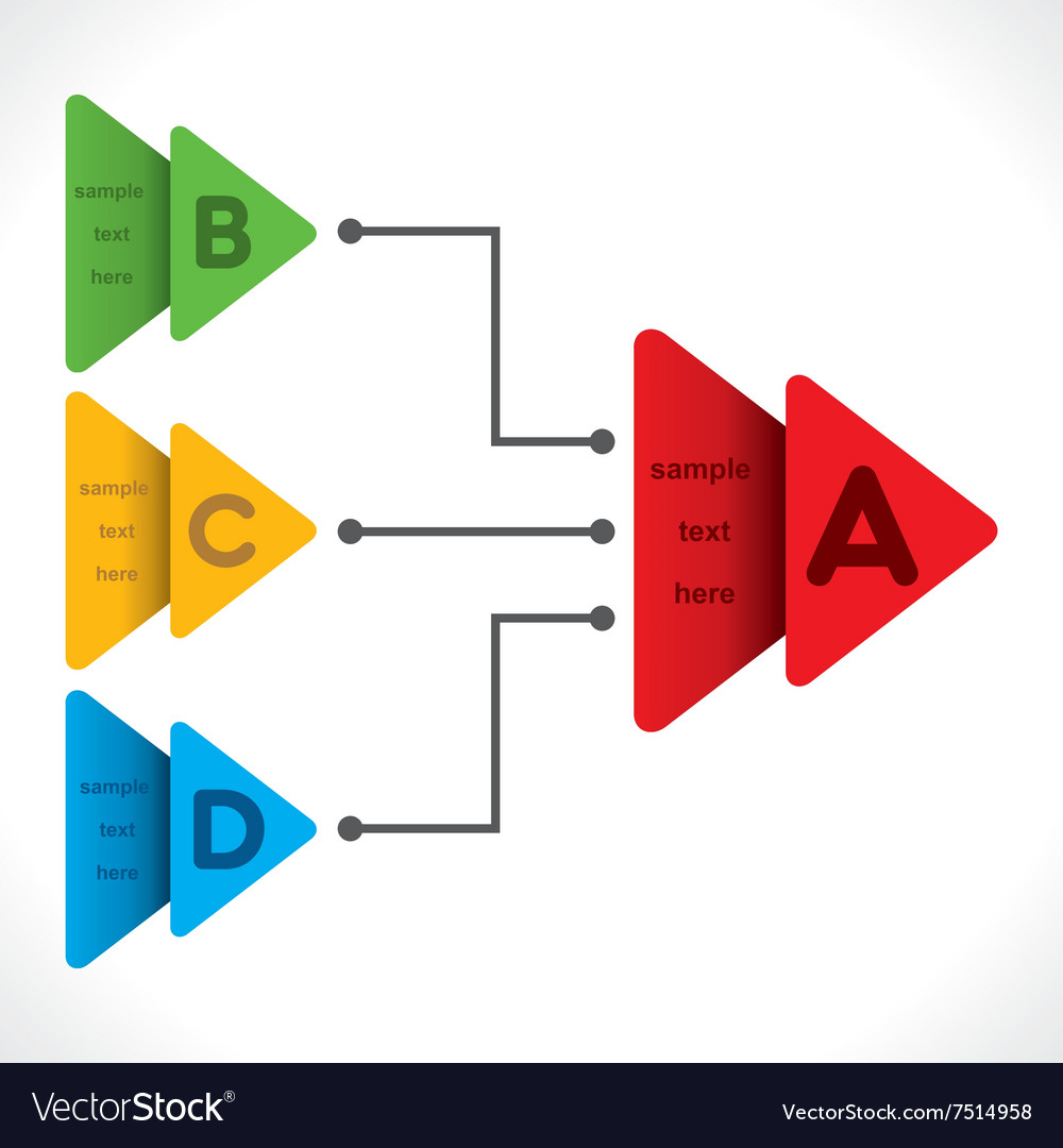 Creative colorful arrow info-graphics design