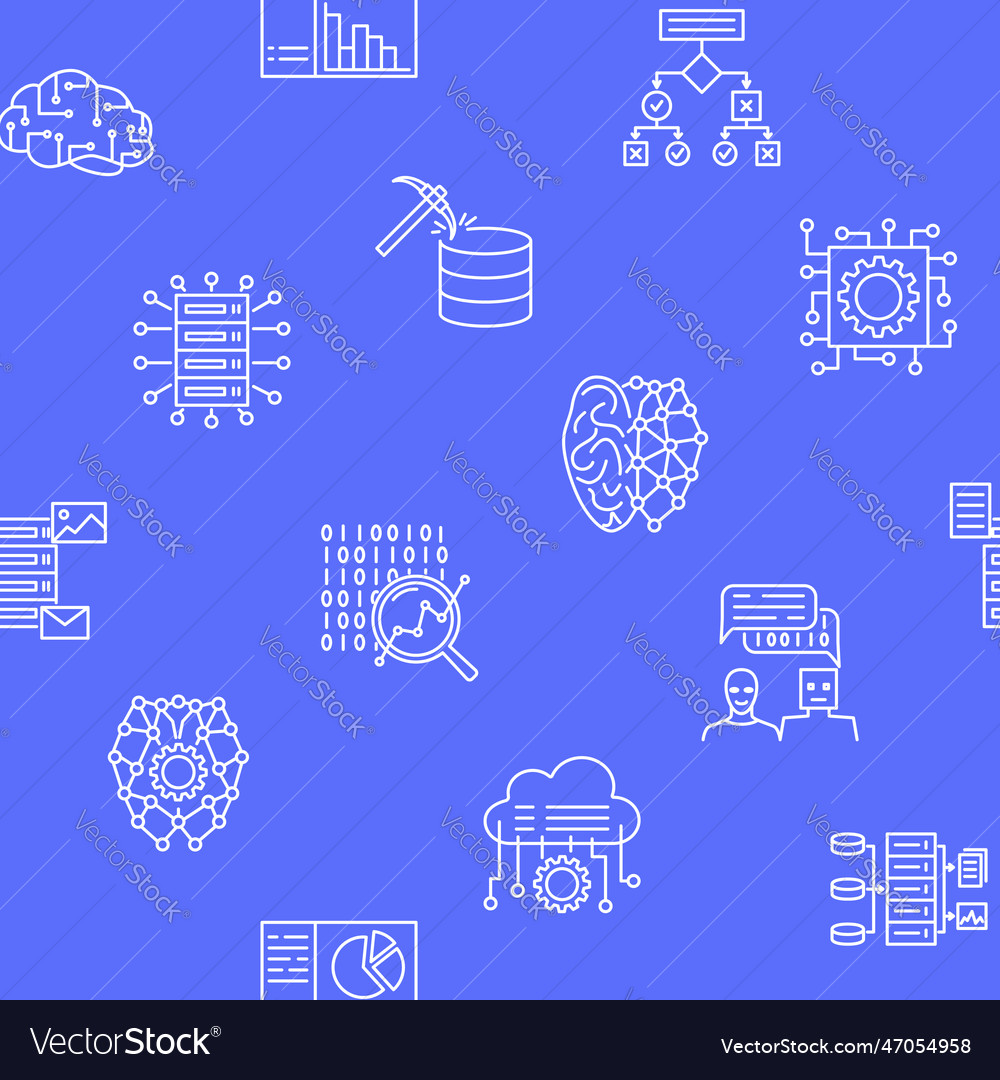 Neural network and automated systems seamless vector image Neural network and automated systems seamless