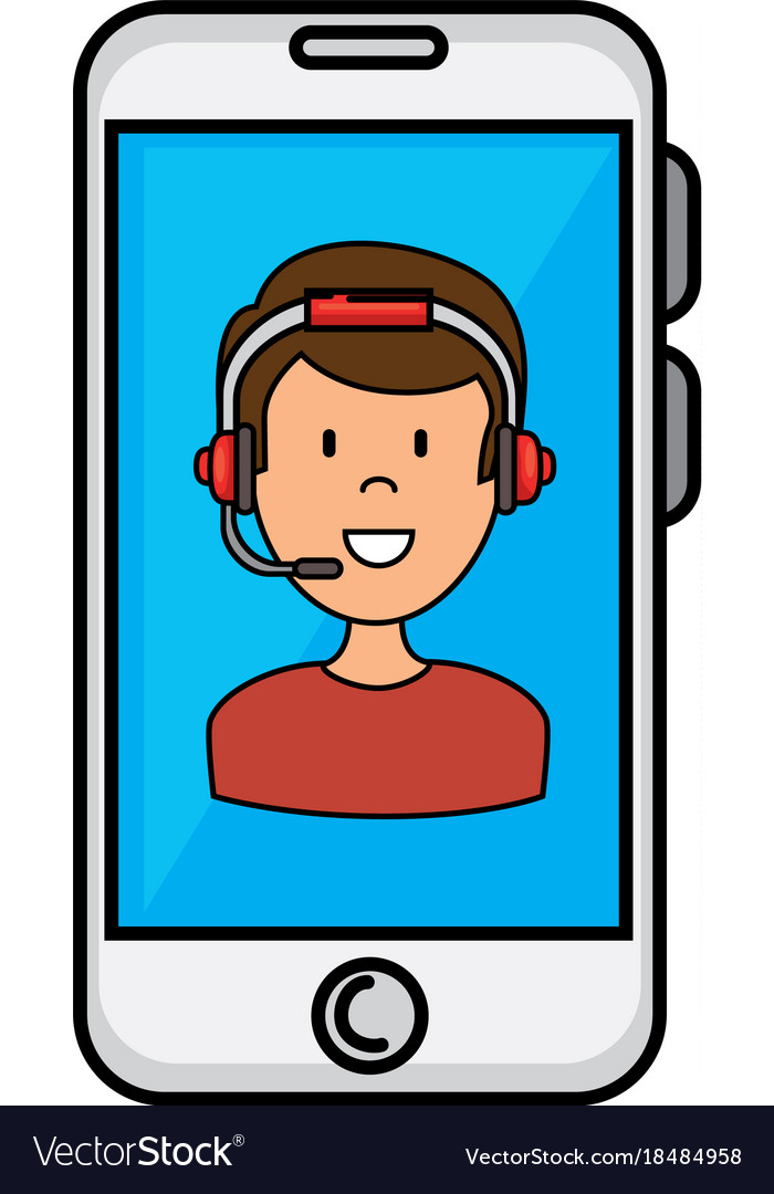 Smartphone device with call center agent