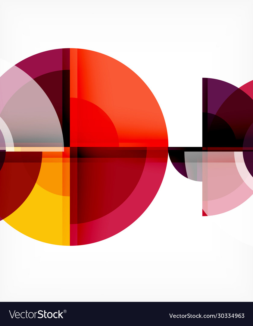 Abstract background circle and triangle design vector image Abstract background circle and triangle design
