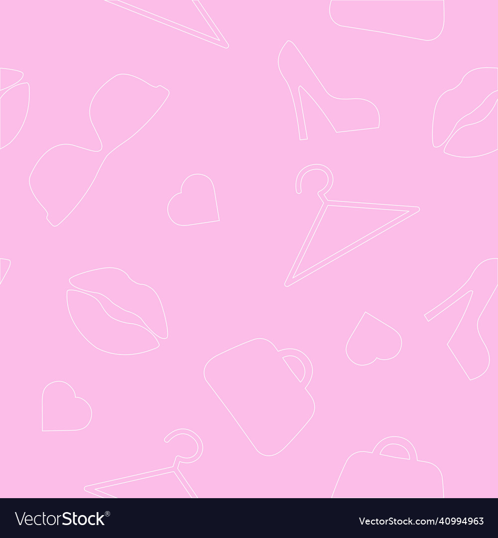 Fashion Pink Seamless Pattern Royalty Free Vector Image 3871