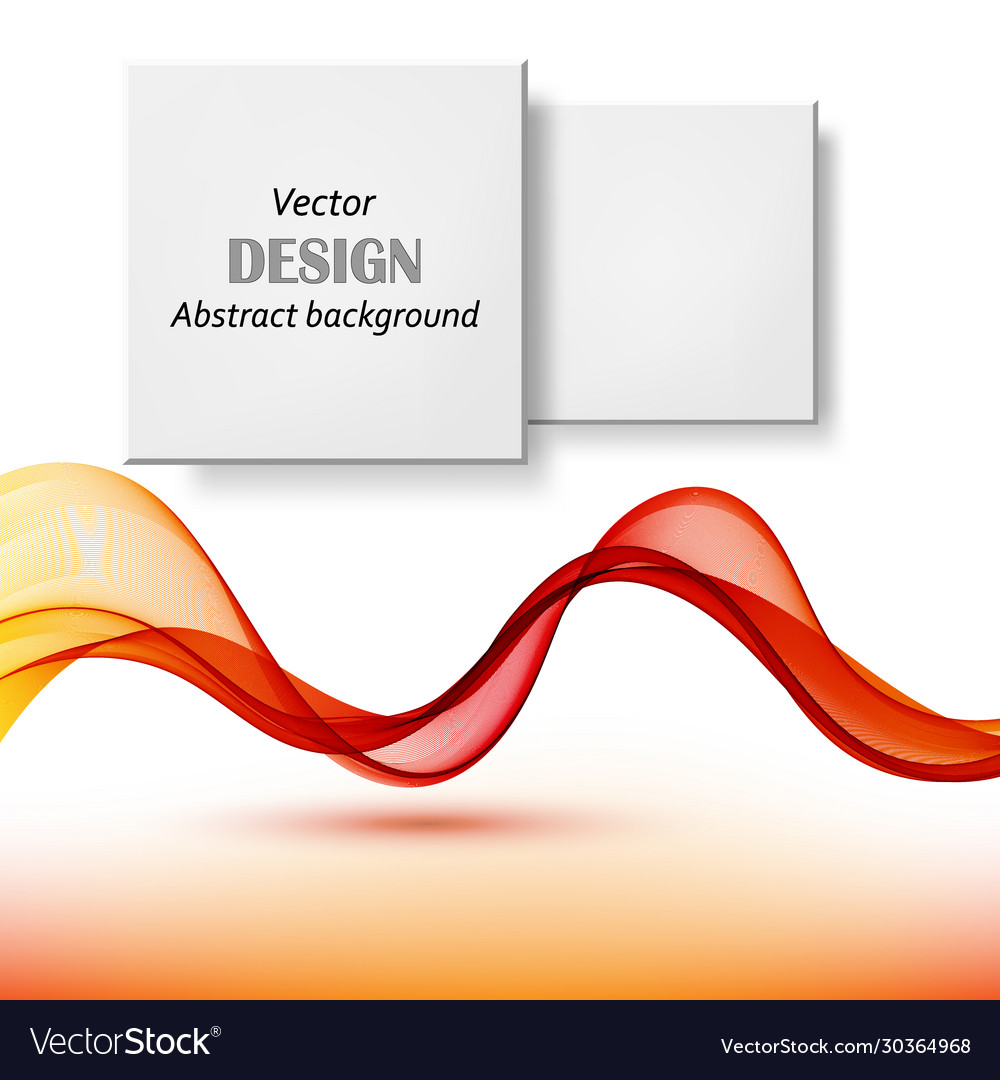 Abstract background color flow waved lines