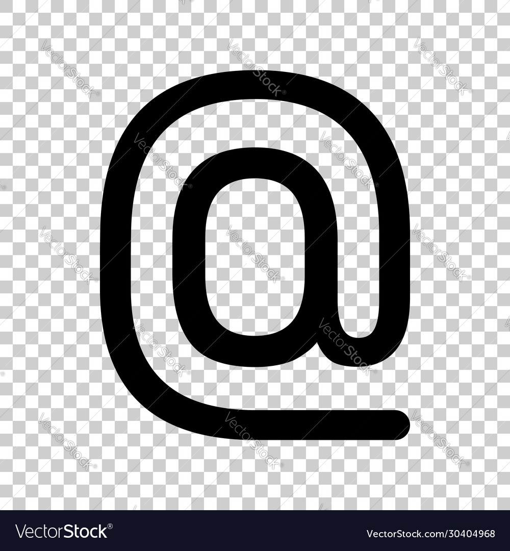 Email message icon in flat style mail document
