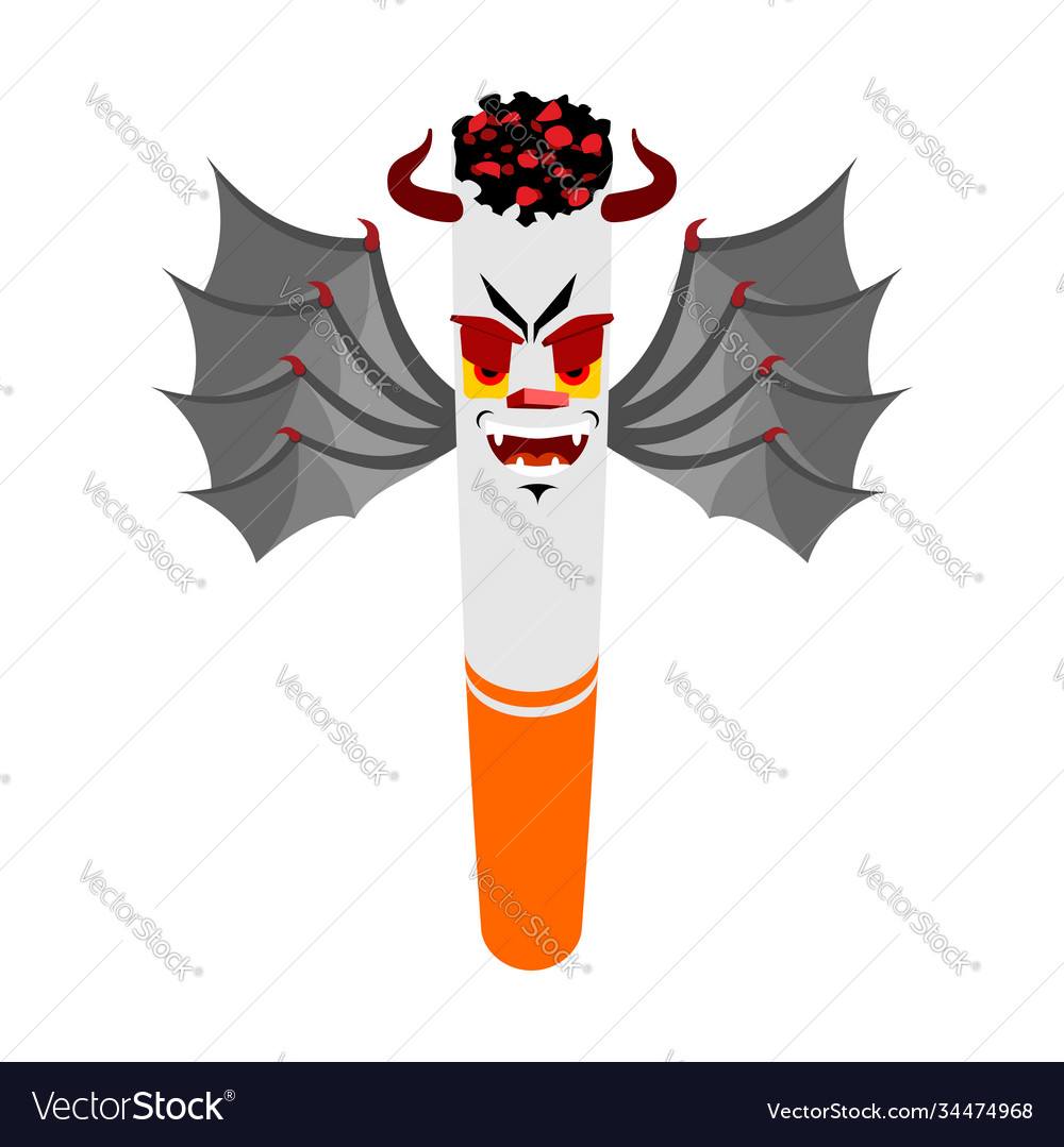 Scary cigarette evil cigar harm smoking